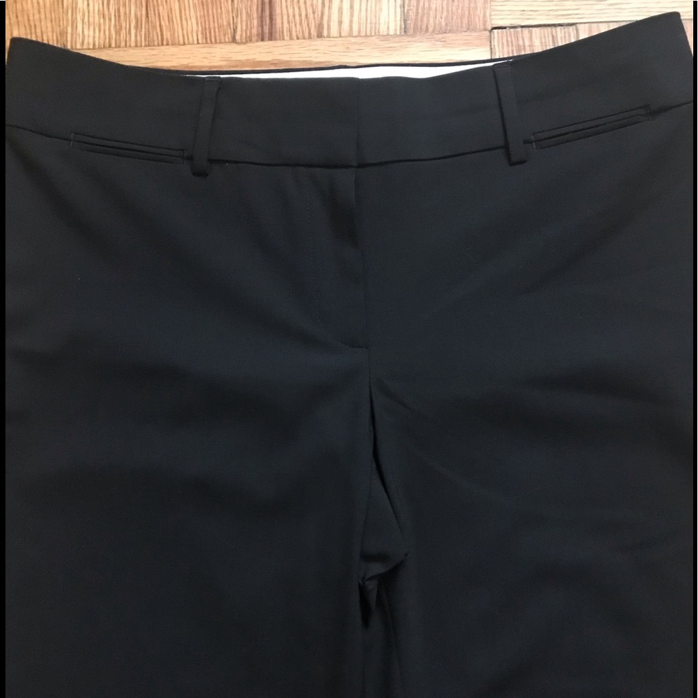 LOFT BLACK STRAIGHT MARISA TROUSER, SIZE: 10 - Picture 3 of 7